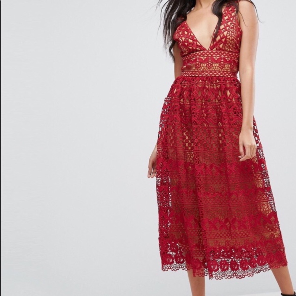 Re-posh BooHoo midi dress